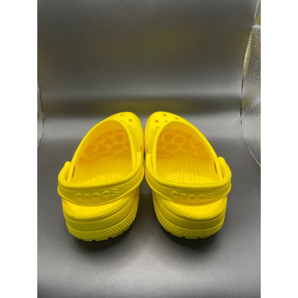 Crocs Classic Clogs Lemon Yellow Mens 6 Womens 8 Unisex Slip On Comfort Shoes - Picture 6 of 6